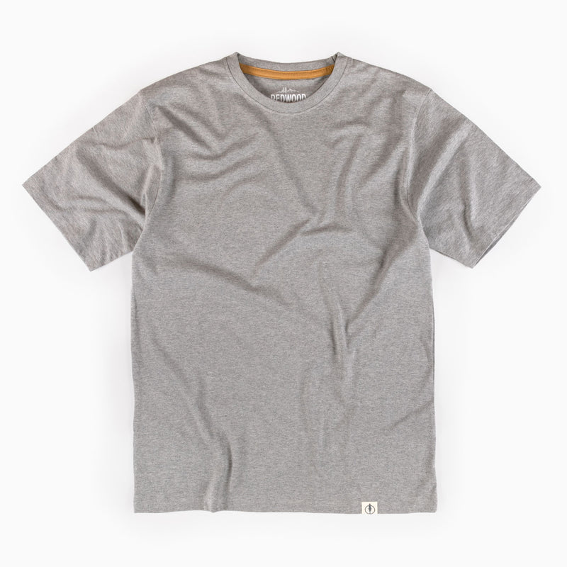 Long Tall T-Shirts | Short Sleeve Crew Neck T-Shirt - Redwood Tall ...