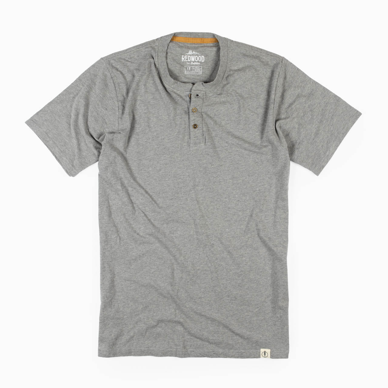 Short Sleeve Tall Henley T-Shirt (Also Available in Extra Tall)